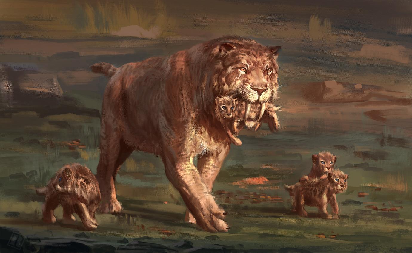 6. Raising cubs in a world where most did not make it 