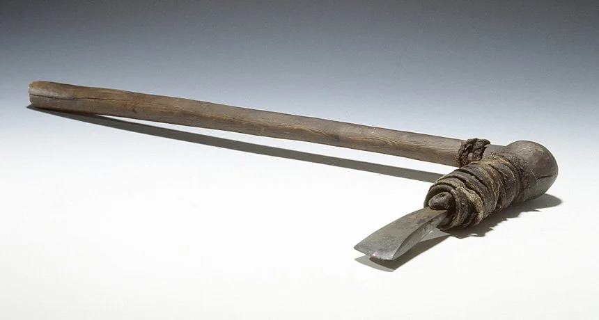 6. He Carried a Copper Axe That Screams High Status