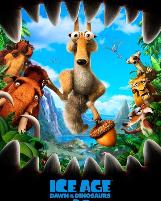 2. Ice Age: Dawn of the Dinosaurs (2009) – Peak chaos, peak fun
